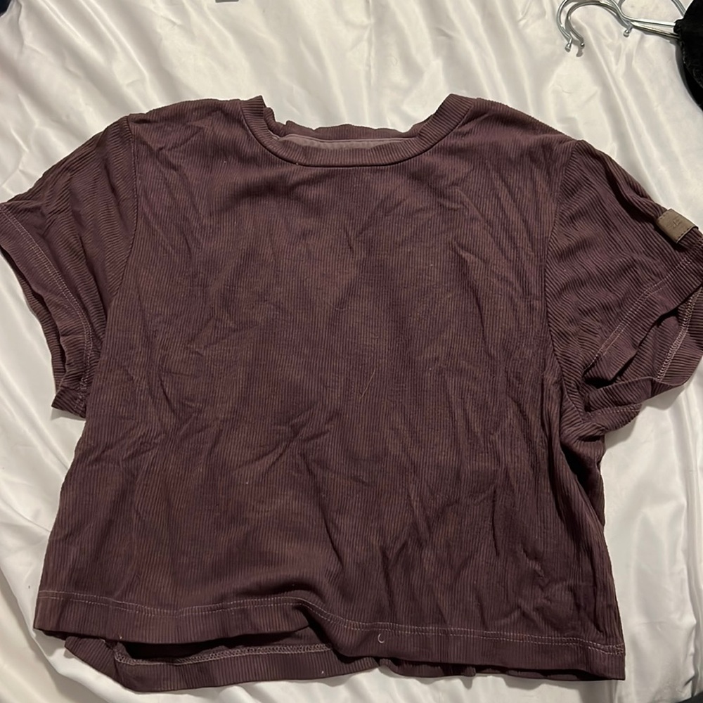 Set Active workout / lounge ribbed top